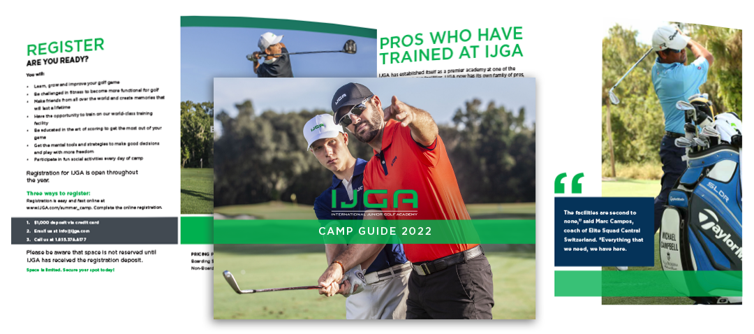 Vector image of IJGA 2022 camp guide