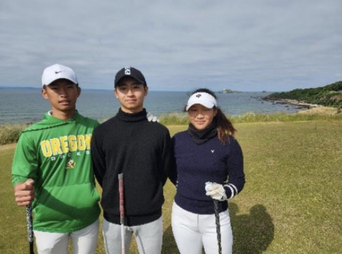 IJGA golfers on the course during the 2023 Race to Scotland