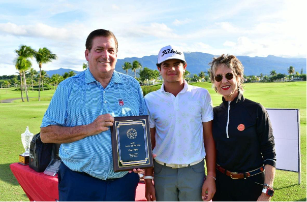 IJGA Golfer Evan Pena awarded Male Junior of the Year