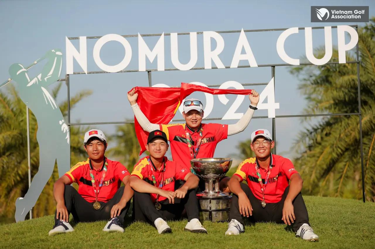 Vietnam 2024 Nomura Cup Victory featuring IJGA golfer Hung Le