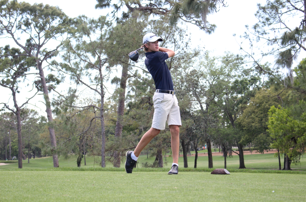 IJGA alumni spotlight: Petr Hruby swinging his golf club